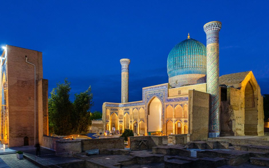 Gur-e-Amir Mausoleum, Samarkand, Samarkand Region, Uzbekistan